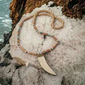 Beach Core Island Men Women Necklace Jewelry 32 Inch Length Plastic Gem Costume